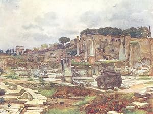 Seller image for The Forum from the Arch of Septimius Severus for sale by Antiqua Print Gallery