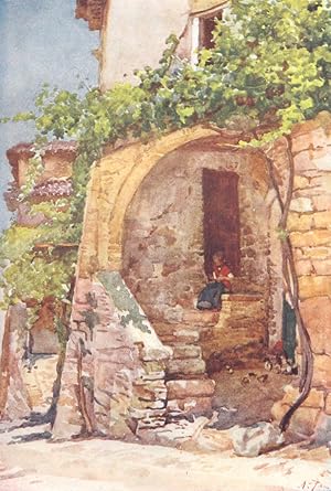 Seller image for A Rustic Dwelling in the Roman Campagna for sale by Antiqua Print Gallery