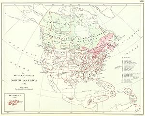 The Anglican Dioceses in North America 1897