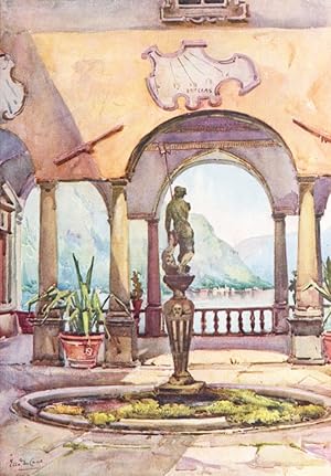 Seller image for The Loggia, Villa Pliniana, Lago di Como for sale by Antiqua Print Gallery