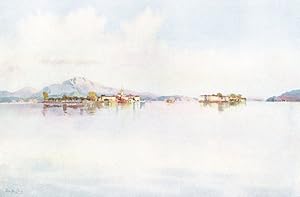 Seller image for Isola Bella and Isola Pescatori, Lago Maggiore for sale by Antiqua Print Gallery