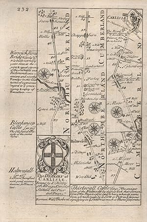 [Haydon Bridge-Haltwhistle-Warwick Bridge-Carlisle] - The Road from Tinmouth com. Northumb to Car...