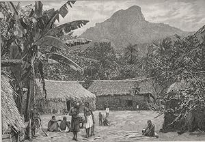 A Fijian Village near Levuka