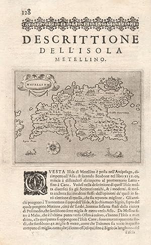 Descrittione dell' Isola Metellino [Description of the island of Lesbos]