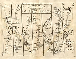 [Plate #44: The road via Chipping Campden - Willersey - Bengeworth - Evesham - Wyre Piddle - Worc...