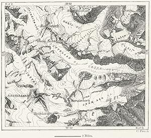 Bild des Verkufers fr Fig. 285 Glaciers of the Bernese Oberland zum Verkauf von Antiqua Print Gallery