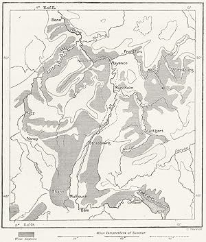 Image du vendeur pour Fig. 110 The Vineyards of the Rhine. According to Putzger mis en vente par Antiqua Print Gallery