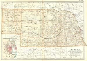 Nebraska; Inset map of Omaha and Vicinity