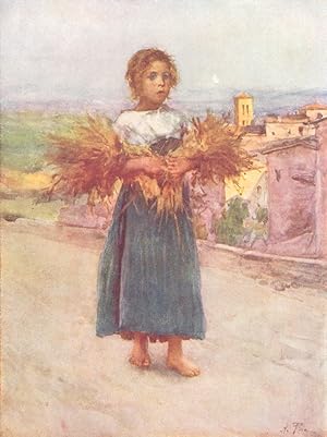 Seller image for Little Gleaner in the Campagna for sale by Antiqua Print Gallery