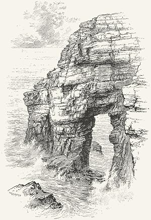 Bild des Verkufers fr The Natural Arch, Horn Head zum Verkauf von Antiqua Print Gallery