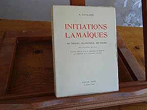 INITIATIONS LAMAÏQUES Des Théories, Des Pratiques, Des Hommes