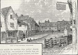 Seller image for The Cattle Market, Waltham for sale by Antiqua Print Gallery