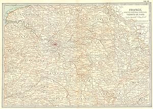 France, North Central Portion. Vicinity of Paris