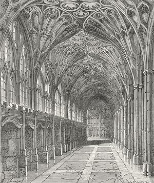 Fig. 63 The Cloisters, Gloucester Cathedral
