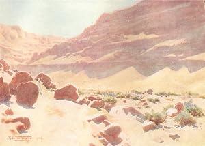 Seller image for A wady in the Mokattam Hills for sale by Antiqua Print Gallery