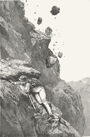 Image du vendeur pour A Cannonade on the Matterhorn mis en vente par Antiqua Print Gallery