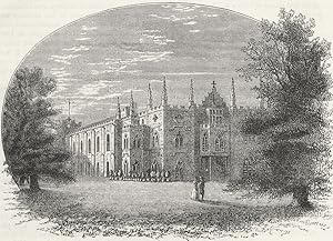 Bild des Verkufers fr Strawberry Hill in Walpole's Time (from Contemorary Drawings by Paul Sandby) zum Verkauf von Antiqua Print Gallery