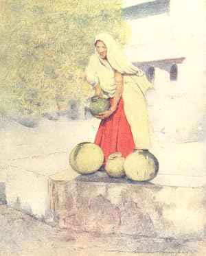 Seller image for A Woman at the well, Jeypore for sale by Antiqua Print Gallery