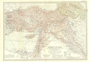 Turkey in Asia, (Asia minor (Anatolia), Armenia, Kurdistan, Mesopotamia and Syria) with part of R...