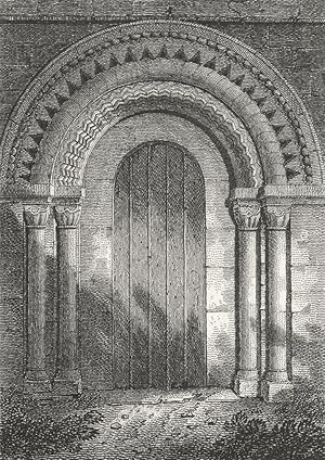 Seller image for Northdoor of Ifley Church, Oxfordshire for sale by Antiqua Print Gallery