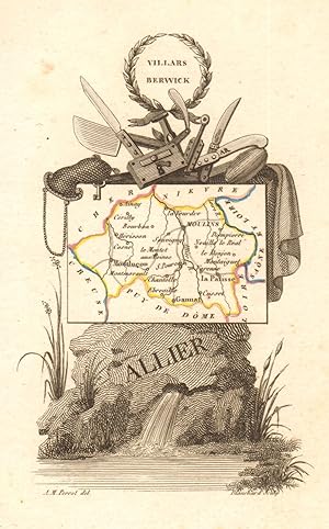 Image du vendeur pour Allier mis en vente par Antiqua Print Gallery