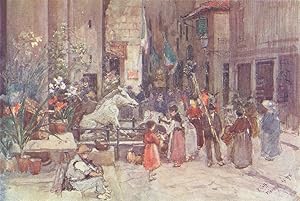 Seller image for The "Mercato Nuovo," in 1884 for sale by Antiqua Print Gallery