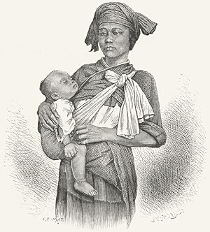 Imagen del vendedor de Fig. 134 Pepo-Hoan Woman and Child a la venta por Antiqua Print Gallery