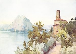 Seller image for Monte San Salvatore, Lago di Lugano for sale by Antiqua Print Gallery