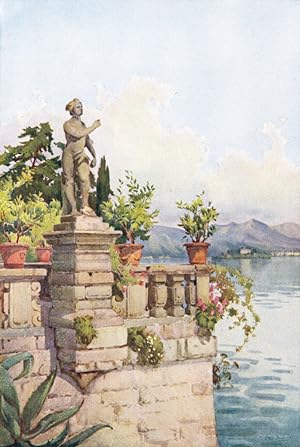 Imagen del vendedor de Terrace, Isola Bella, Lago Maggiore a la venta por Antiqua Print Gallery