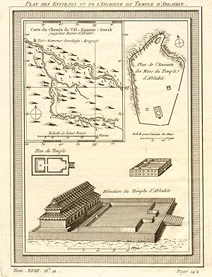 Plan des Environs et de l'Enceinte du Temple de Ablakit [Map of the environs and the enclosure of...