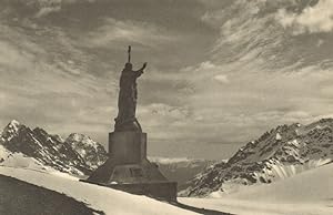 Bild des Verkufers fr Cristo de los Andes. Monumento erigido en la frontera entre Chile y Argentina zum Verkauf von Antiqua Print Gallery