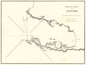 Plan du Golfe de Stanchio [Plan of the Gulf of Gökova (Kos or Stanchio)]