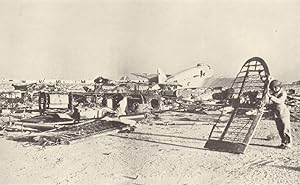 Seller image for Wrecked Italian aircraft at El Adem, discovered during our first advance for sale by Antiqua Print Gallery