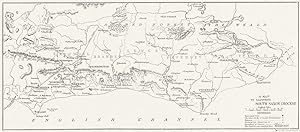 Image du vendeur pour A Map to illustrate South Saxon Diocese mis en vente par Antiqua Print Gallery