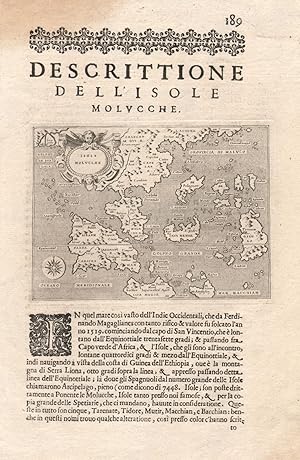 Descrittione dell' Isole Molucche [Description of the Molucca (Maluku) Islands]