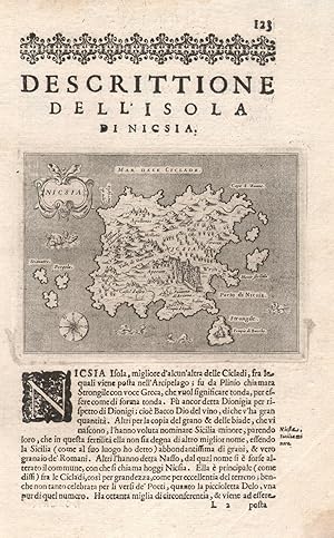 Descrittione dell' Isola di Nicsia [Description of the island of Naxos]