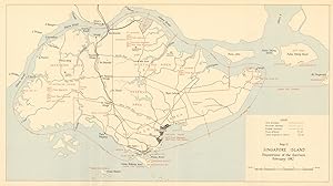 Singapore Island, Dispositions of the garrison February 1942