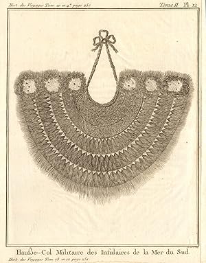 Bild des Verkufers fr Hausse-Col Militaire des Insulaires de la Mer du Sud [South Sea islanders' military neckpiece or gorget] zum Verkauf von Antiqua Print Gallery