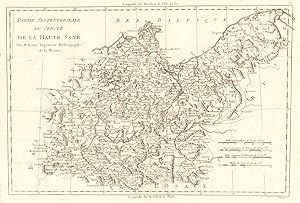 Imagen del vendedor de Partie Septentrionale du Cercle de la Haute Saxe [The northern part of the Circle of Upper Saxony] a la venta por Antiqua Print Gallery