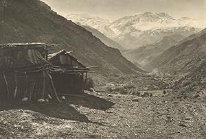 Bild des Verkufers fr Cerro Plomo visto desde el valle del Rio San Francisco zum Verkauf von Antiqua Print Gallery