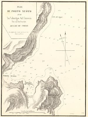 Plan de Porto Nuovo et de la Calangue del Gionco, situé à la côte orientale de l'ile de Corse [Pl...