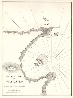 Plan de la Rade de Polycastro [Plan of Palekastro Bay]