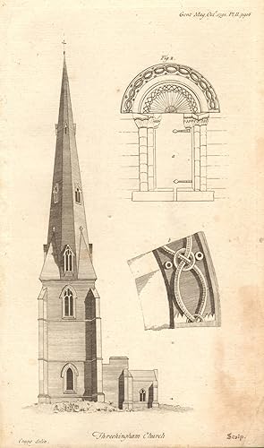 Threekingham Church [Lincolnshire. Fig. 2. A Saxon arch of the said church]