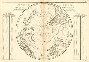 Mappe-monde sur le plan de lEquateur, hémisphère Méridional [Map of the World on the plane of th...