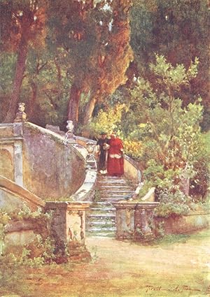 Seller image for A Cardinal in Villa D'Este for sale by Antiqua Print Gallery