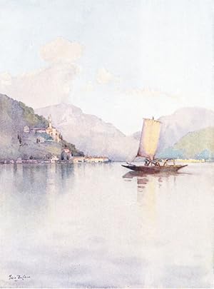 Imagen del vendedor de Morcote, Lago di Lugano a la venta por Antiqua Print Gallery