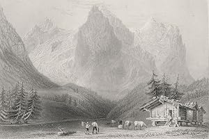 Imagen del vendedor de Wetterhorn, Rosenlaui a la venta por Antiqua Print Gallery