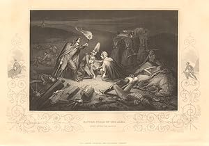 Seller image for Battle field of the Alma night after the battle for sale by Antiqua Print Gallery