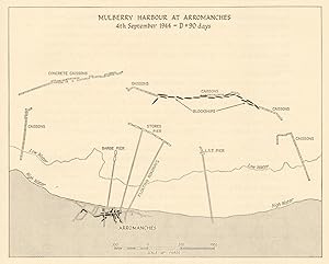 Mulberry Harbour at Arromanches, 4th September 1944-D+90 days