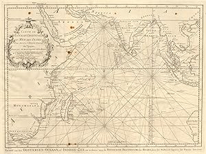 Carte de lOcean Oriental ou Mer des Indes [Map of the Oriental Ocean or Indian Ocean]